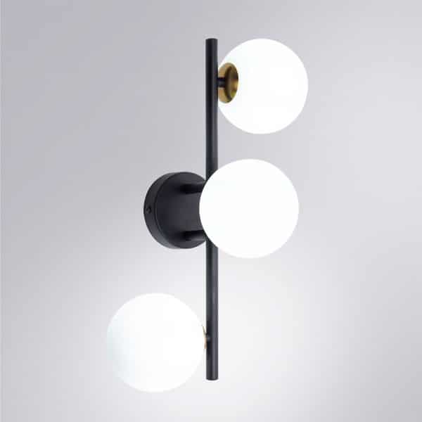 Настенно-потолочный светильник Arte Lamp GEMINI A2243PL-3BK — изображение 2