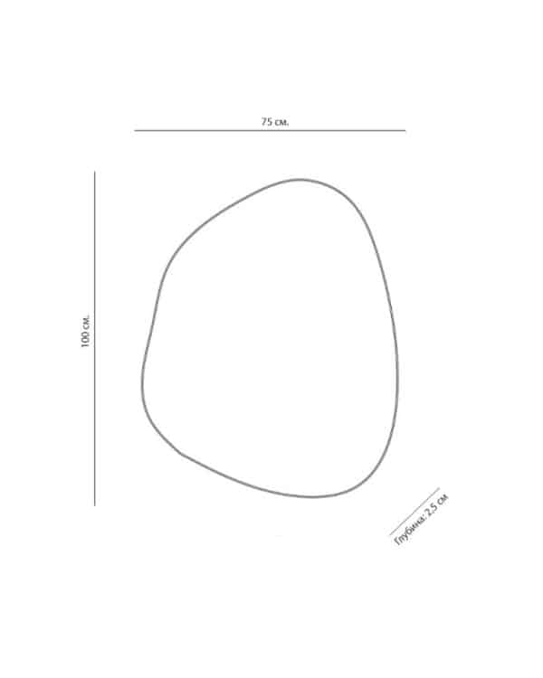 Настенное зеркало “Юсси” — изображение 5