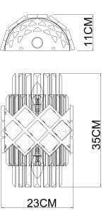 Настенный светильник Arte Lamp AMELIA A1039AP-2BK — изображение 4