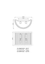 Настенный светильник Arte Lamp ANETTA A1065AP-2CC — изображение 4