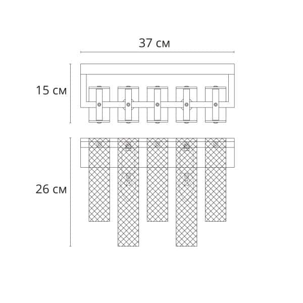 Настенный светильник Arte Lamp DENEBOLA A4074AP-2CC — изображение 4