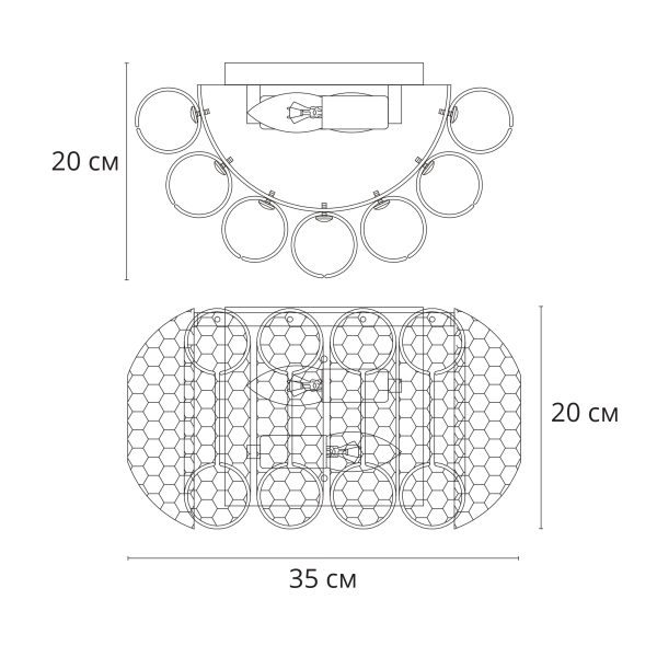 Настенный светильник Arte Lamp EVELYN A4073AP-2PB — изображение 4