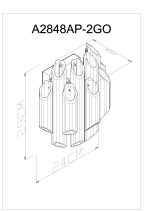 Настенный светильник Arte Lamp JASTIN A2848AP-2GO — изображение 5