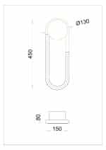 Настенный светильник Arte lamp LUMINO A2233AP-20GO — изображение 2