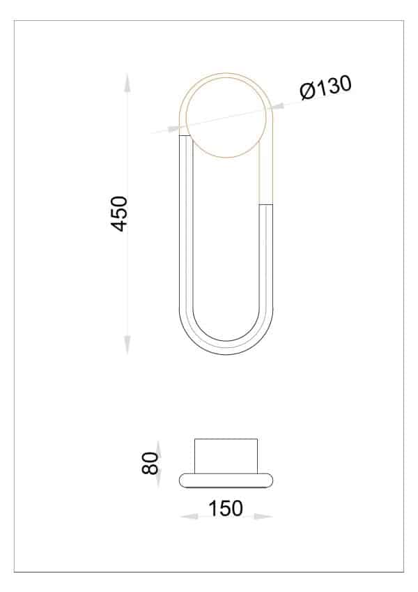 Настенный светильник Arte lamp LUMINO A2233AP-20GO — изображение 2
