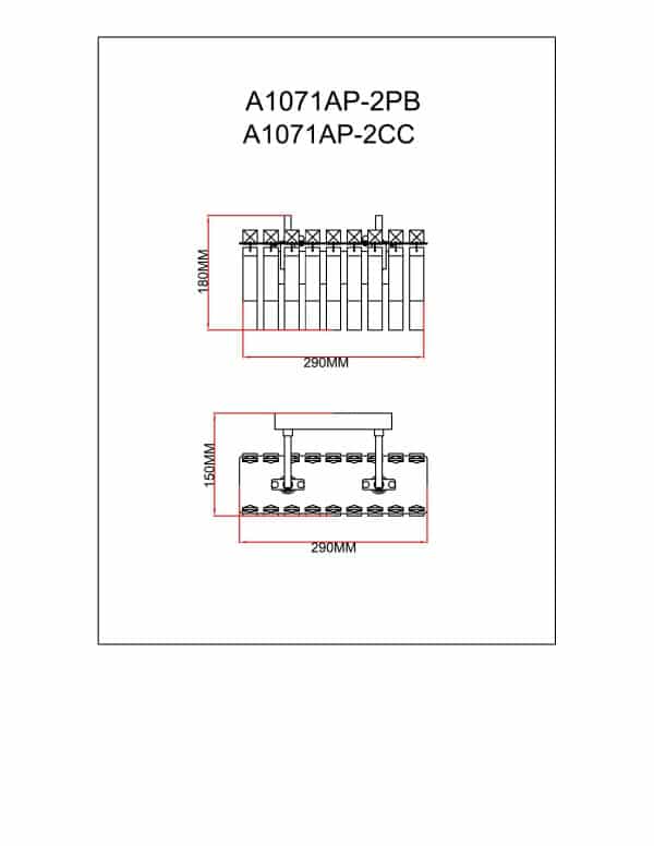 Настенный светильник Arte Lamp MAYOTTE A1071AP-2CC — изображение 4