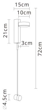 Настенный светильник Arte Lamp MIRACH A2142AP-10BK — изображение 4