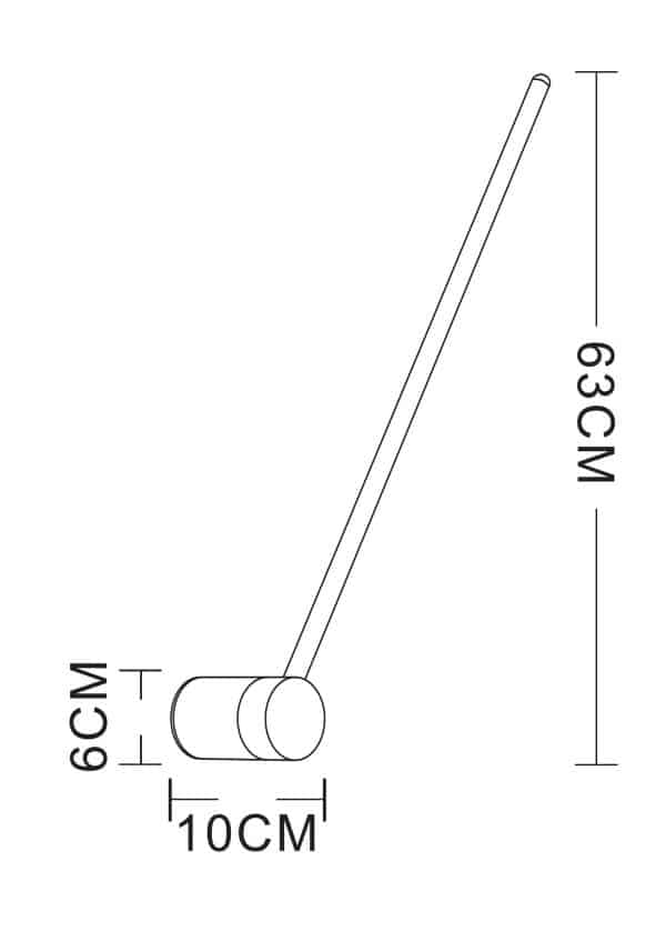 Настенный светильник Arte Lamp POLIS A2027AP-1PB — изображение 2