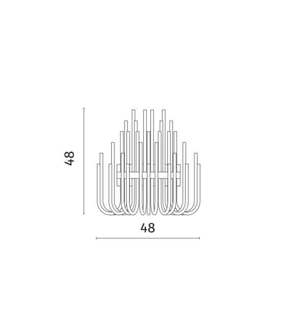 Настенный светильник Divinare BIANCA 6043/02 AP-3 — изображение 2
