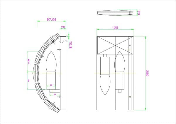 Настенный светильник Divinare CHARA 3508/02 AP-2 — изображение 4