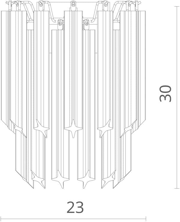 Настенный светильник Divinare FRIZZANTE 1681/01 AP-1 — изображение 4