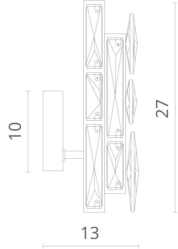 Настенный светильник Divinare MEDEA 1684/01 AP-1 — изображение 4