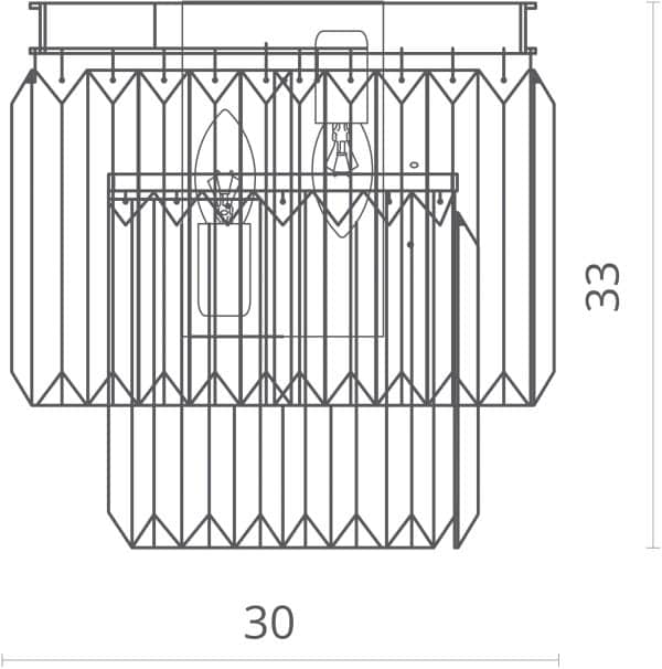 Настенный светильник Divinare NOVA 3001/02 AP-2 — изображение 4