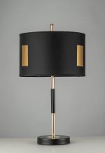 Настольная лампа Arti Lampadari Oggebio E 4.1.T2 BKG
