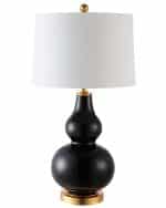 Настольная лампа "Мерсер" black