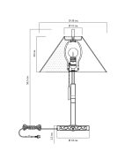 Настольная лампа “Метлик” — изображение 4
