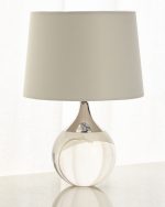 Настольная лампа "Милуоки" silver