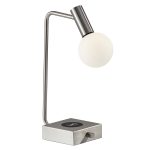 Настольная лампа “Ньют” с беспроводной зарядкой