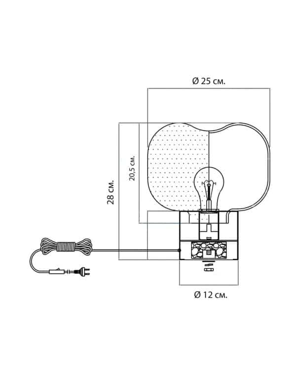 Настольная лампа “Пейдж” — изображение 3