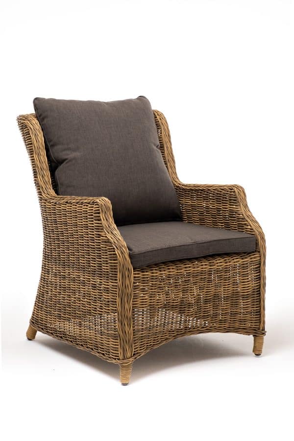 "Неаполь" плетеный стул из искусственного ротанга, цвет бежевый — изображение 3