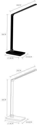 Офисная настольная лампа Arte Lamp EDWARD A5126LT-1WH — изображение 2