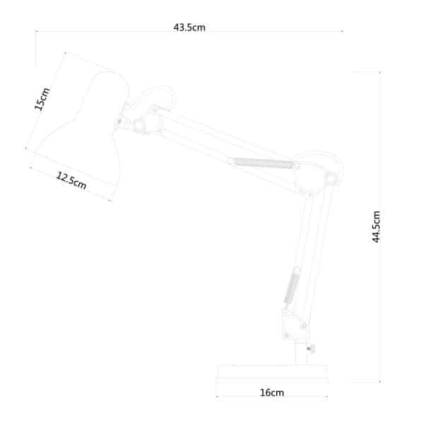 Офисная настольная лампа Arte Lamp JUNIOR A1330LT-1BK — изображение 4