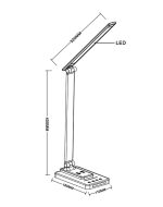 Офисная настольная лампа Arte Lamp WILLIAM A5122LT-1WH — изображение 5