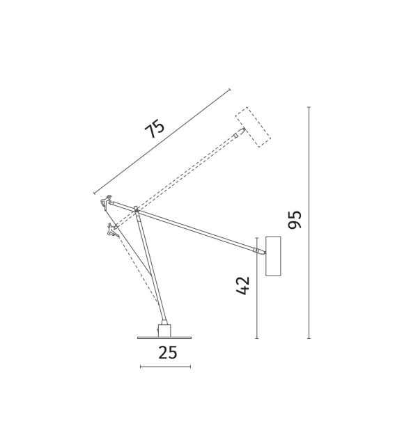 Офисная настольная лампа Divinare GAUDI 3233/49 TL-1 — изображение 4