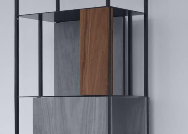 Панель для стеллажа Stripe 13,5*35 см (орех) — изображение 3