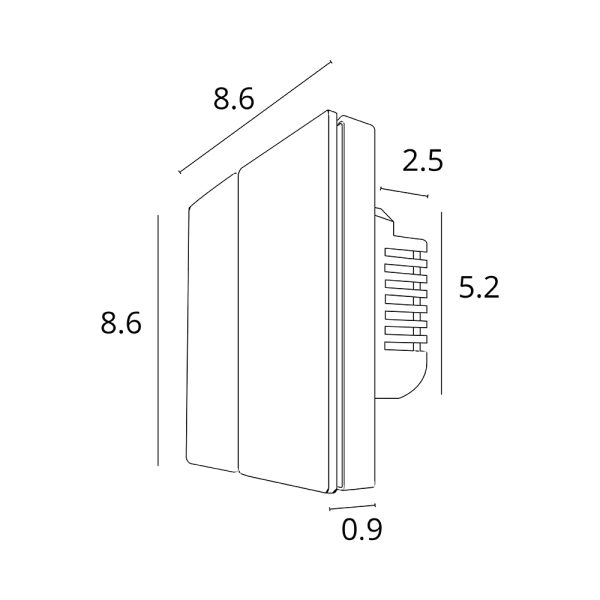 panel-upravlenija-arte-lamp-smart-a700133-3 Панель управления Arte Lamp SMART A700133 — изображение 4