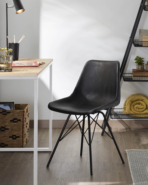 Письменный стол Lisbet 120x60 металл белый — изображение 3