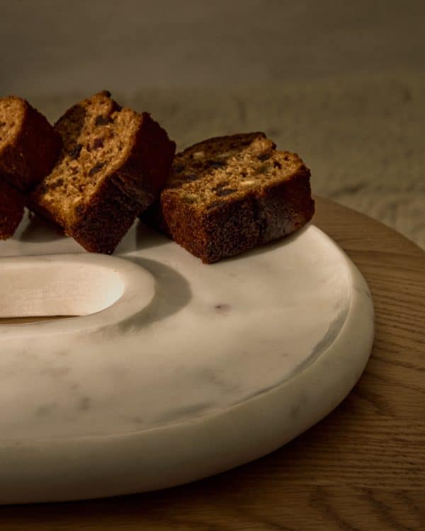 Поднос из белого мрамора Morel — изображение 3