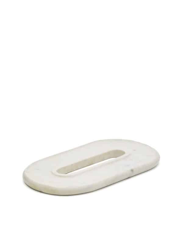 Поднос из белого мрамора Morel — изображение 4