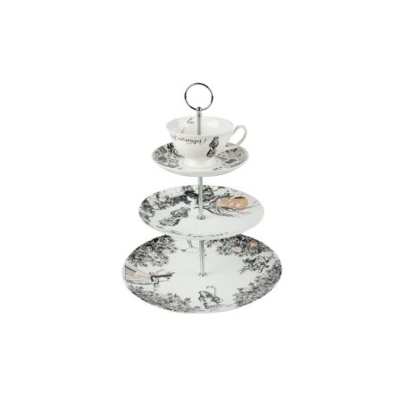 Подставка для торта техъярусная Алиса в Стране Чудес V&A