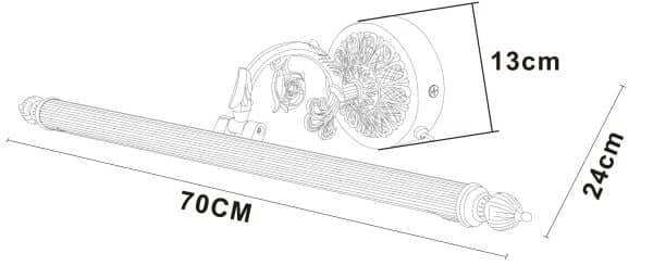 Подсветка для картин Arte Lamp BARI A6712AP-1AB — изображение 3
