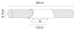 Подсветка для зеркал Arte Lamp AQUA-BASTONE A2470AP-2PB — изображение 2