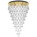 Подвесная хрустальная люстра Arti Lampadari Flusso H 1.4.80.615 G