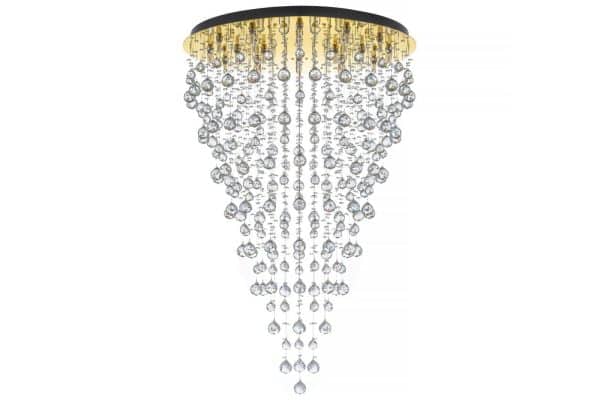 Подвесная хрустальная люстра Arti Lampadari Flusso H 1.4.80.615 G