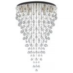 Подвесная хрустальная люстра Arti Lampadari Flusso H 1.4.80.615 N