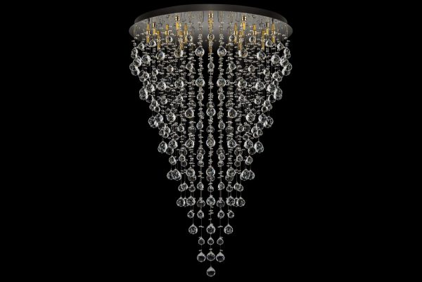 Подвесная хрустальная люстра Arti Lampadari Flusso H 1.4.80.615 N — изображение 3