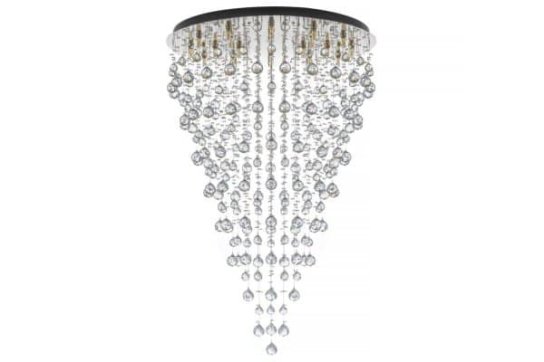 Подвесная хрустальная люстра Arti Lampadari Flusso H 1.4.80.615 N