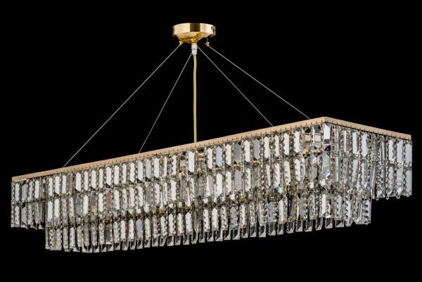 Подвесная хрустальная люстра Arti Lampadari Milano E 1.5.120x30.107 G — изображение 2