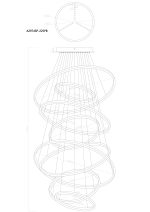 Подвесная люстра Arte Lamp ARKANE A2974SP-225PB — изображение 2