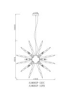 Подвесная люстра Arte Lamp BELLA A1066SP-12CC — изображение 5