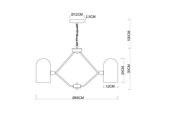 Подвесная люстра Arte Lamp CASSEL A5454LM-5PB — изображение 3