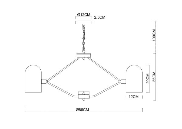 Подвесная люстра Arte Lamp CASSEL A5454LM-8PB — изображение 3