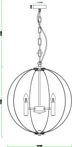 Подвесная люстра Arte Lamp CASTULA A7013SP-6BK — изображение 5