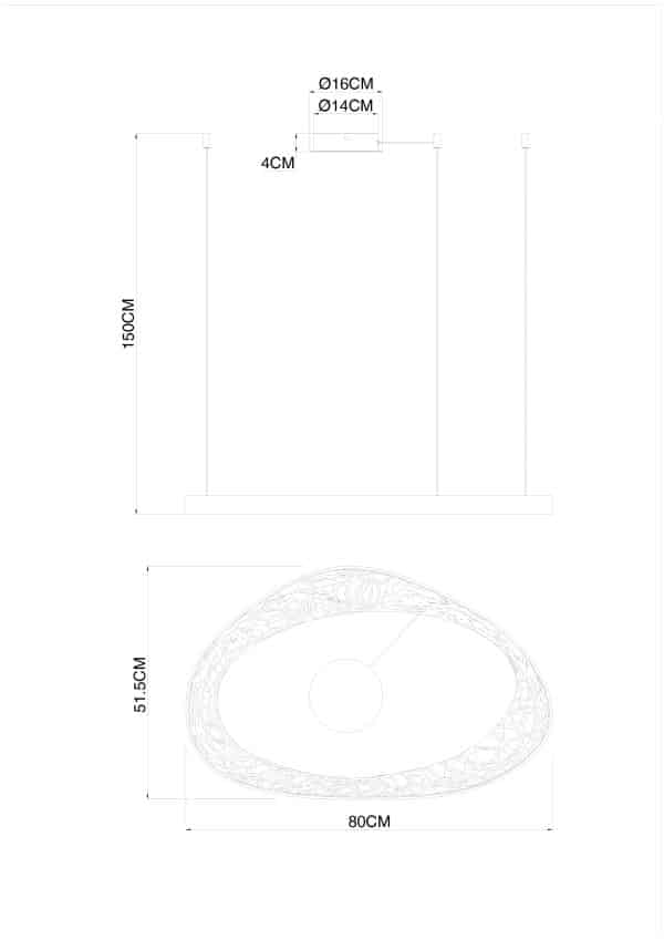 Подвесная люстра Arte Lamp CINTA A1847SP-46BK — изображение 3