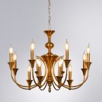 Подвесная люстра Arte Lamp COLLINETTA A4094LM-12PB — изображение 2