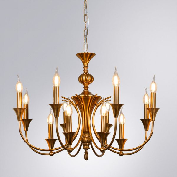 Подвесная люстра Arte Lamp COLLINETTA A4094LM-12PB — изображение 2